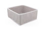 Hermia D2 Set Organizador Gris y Blanco de Tejido, 4 Piezas para el Hogar, Duradero y Elegante
